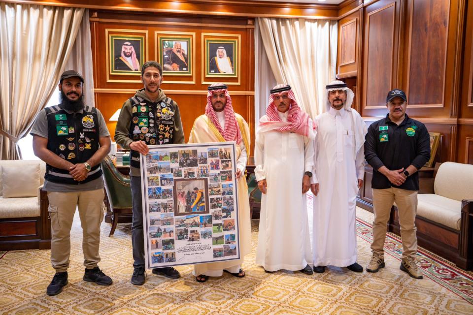 نائب أمير منطقة حائل يستقبل الرحالة البراك