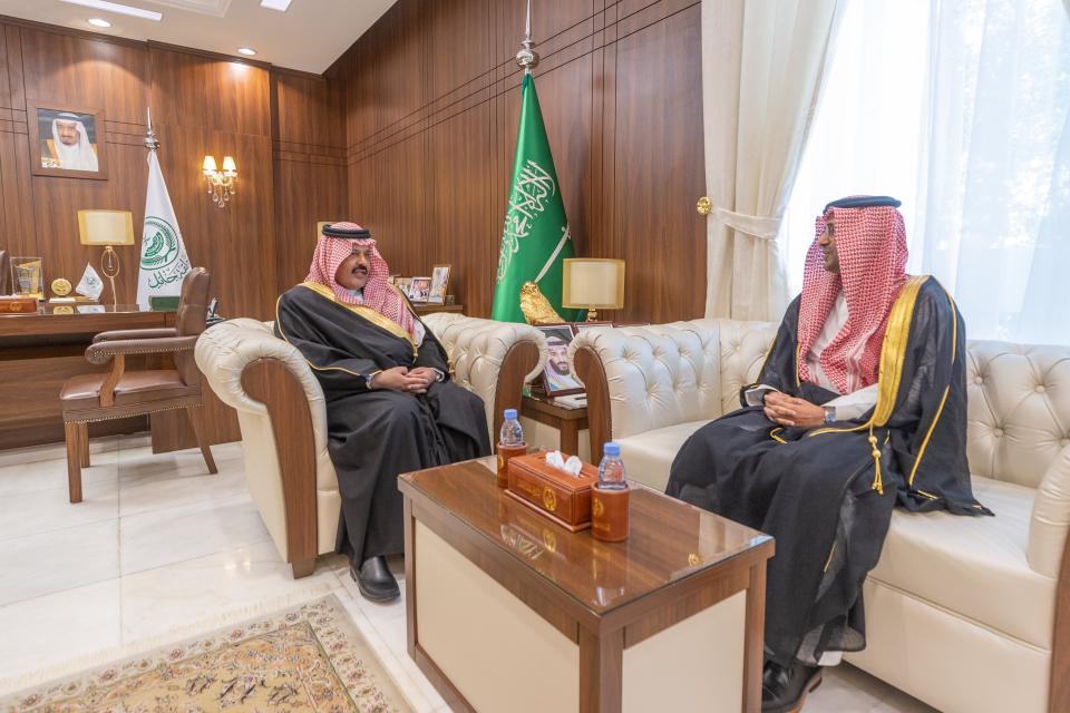 أمير منطقة حائل يستقبل الرئيس التنفيذي للهيئة السعودية للمدن الصناعية ومناطق التقنية "مدن"