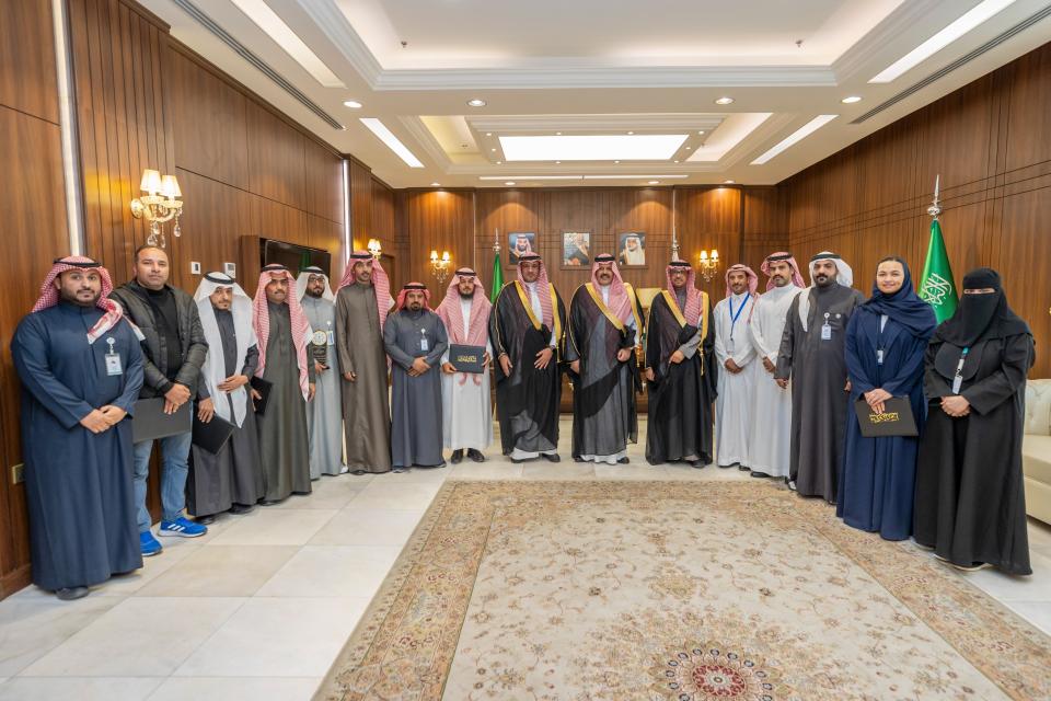 أمير حائل يستقبل الرئيس التنفيذي لهيئة تطوير المنطقة