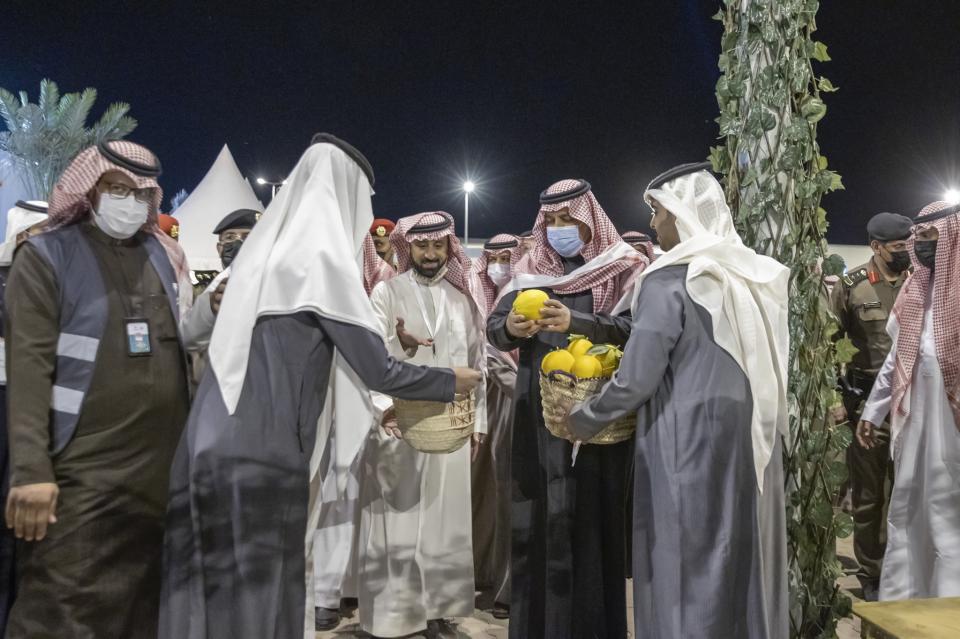 سمو أمير منطقة حائل يدشن فعاليات مهرجان الحمضيات الأول حائل