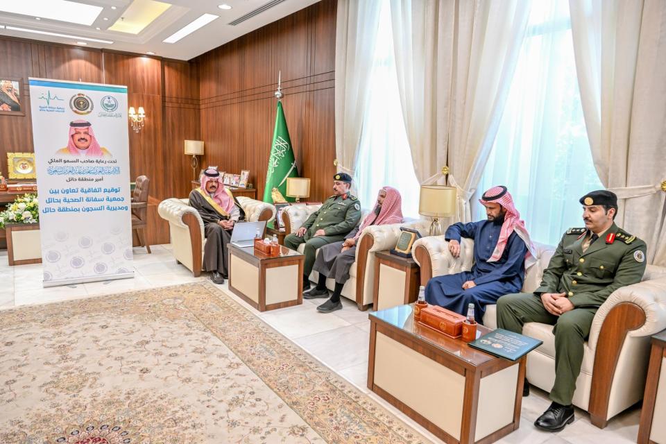 الأمير عبدالعزيز بن سعد يستقبل رئيس مجلس إدارة جمعية سفانة للخدمات الصحية بحائل