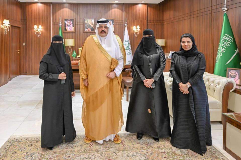 أمير منطقة حائل يستقبل الرئيس التنفيذي لشركة مستقر لحلول مساحات العمل الإبداعي