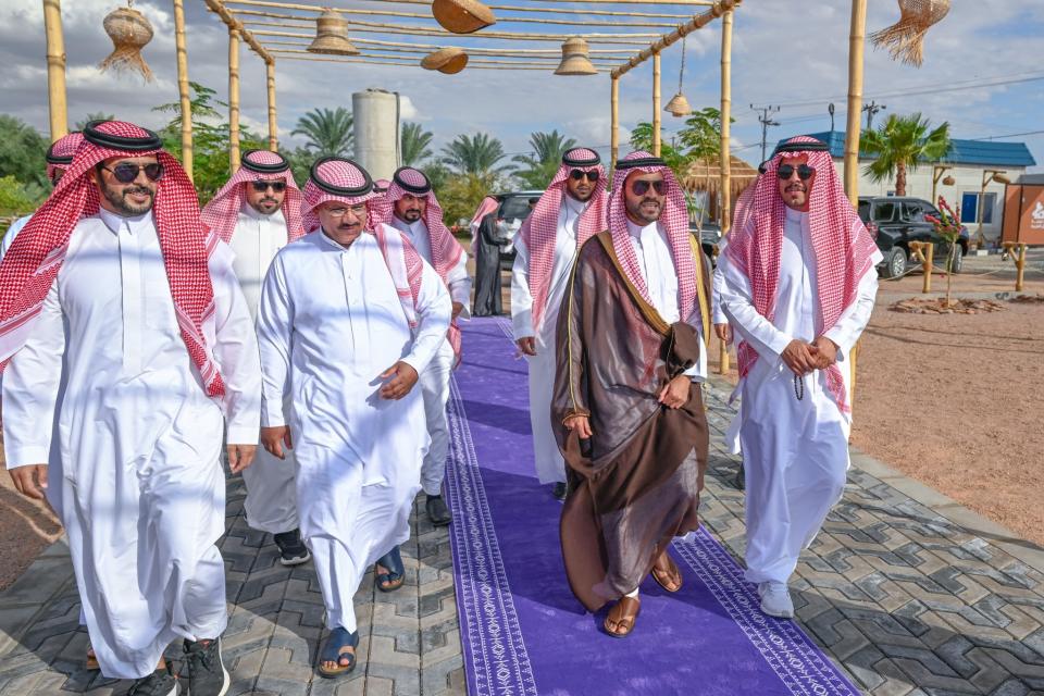 نائب أمير حائل يدشن منتجع ومربط "محجة" في محافظة الشملي