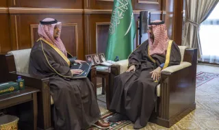 نائب أمير حائل يستقبل أمين المنطقة