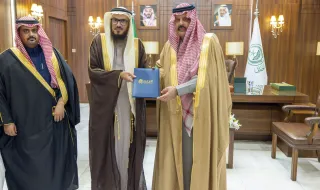 أمير منطقة حائل يستقبل رئيس مجلس إدارة جمعية "أثر تك"