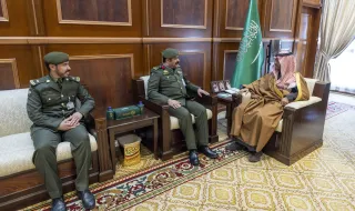 نائب أمير حائل يستقبل مدير الجوازات بالمنطقة