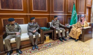 نائب أمير حائل يستقبل مدير مرور المنطقة