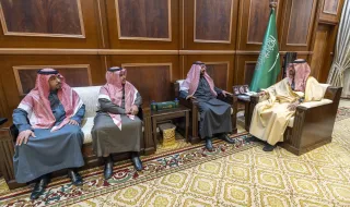 نائب أمير حائل يستقبل مدير فرع البنك الأول بمناسبة تحقيق مراكز متقدمة في الأداء لعام 2024