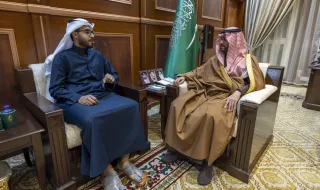 نائب أمير حائل يستقبل الفائز بمبادرة "ألهمني"