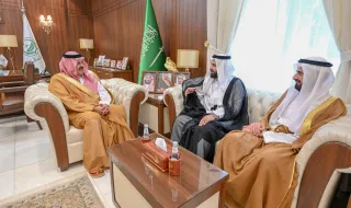 أمير حائل يستقبل رئيس الهيئة العليا للحج والعمرة بجمهورية العراق ووزير الحج والعمرة