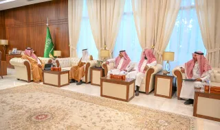 أمير حائل يستقبل مدير ميدان الفروسية بالمنطقة