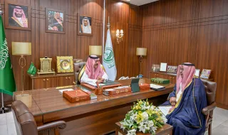 أمير حائل يستقبل رجل الأعمال فايز المعجل