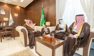 أمير منطقة حائل يستقبل الأمين العام لمؤسسة حفظ النعمة الأهلية