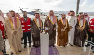 الأمير عبدالعزيز بن سعد بن عبدالعزيز يدشن طائرة الإسعاف الجوي "نايلات"