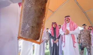 الأمير عبدالعزيز بن سعد يدشن النسخة الثالثة من مهرجان العسل 2023 بحائل