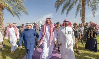 الأمير عبدالعزيز بن سعد يضع حجر الأساس لمشروع مركز أجا الدولي للمعارض والمؤتمرات ومشروع العثيم سيتي سنتر