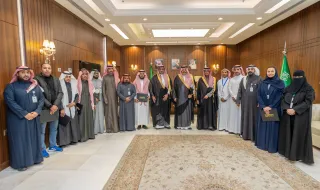 أمير حائل يستقبل الرئيس التنفيذي لهيئة تطوير المنطقة