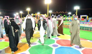 وكيل إمارة منطقة حائل المساعد للشؤون التنموية المكلَّف يفتتح معرض "رجعت الشتوية "
