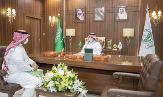 سمو أمير منطقة حائل يستقبل أمين المنطقة