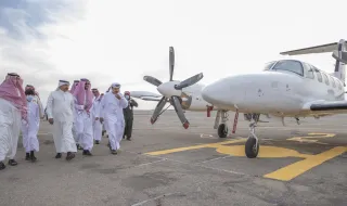 سمو نائب أمير منطقة حائل يرعى انطلاق فعاليات نادي الطيران السعودي في نسخته الثالثة في مطار حائل الدولي