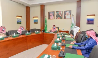 سمو أمير حائل يستقبل مدير فرع صندوق التنمية الزراعية بالمنطقة