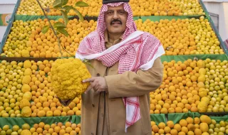 سمو أمير منطقة حائل يزور مقر مهرجان الحمضيات بحائل