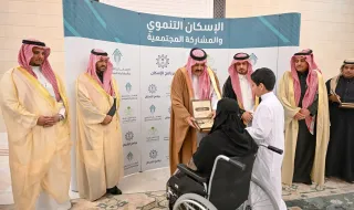 سمو أمير حائل يسلّم الوحدات السكنية لمستحقيها من مستفيدي برنامج الإسكان التنموي