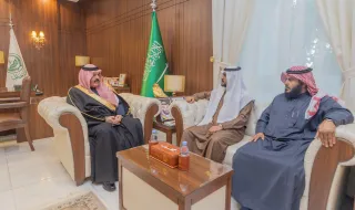 أمير منطقة حائل ‏يستقبل الرئيس التنفيذي لشركة سعود الغسلان ‏العقارية ‏