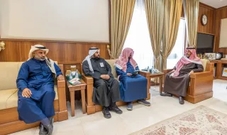 وكيل إمارة حائل يلتقي رئيس مجلس إدارة الجمعية الخيرية للعناية بالمساجد بالمنطقة