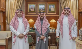 نائب أمير منطقة ‏حائل ‏يستقبل مدير الشركات الاستراتيجية بوزارة ‏الموارد البشرية