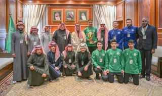 نائب أمير منطقة حائل يستقبل مدير فرع وزارة الرياضة بالمنطقة ورئيس نادي سميراء