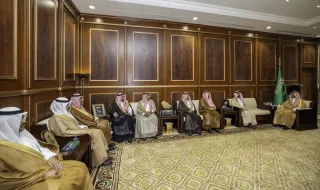 نائب أمير حائل ‏يستقبل محافظي محافظات المنطقة