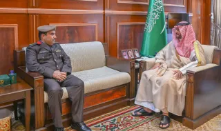 نائب أمير حائل يستقبل قائد القوة الخاصة ‏للأمن البيئي بالمنطقة