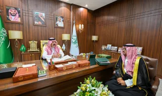 أمير حائل يستقبل الرئيس التنفيذي لهيئة تطوير المنطقة