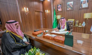 أمير منطقة حائل يطّلع على جهود أمانة المنطقة في ‏زيادة المساحات الخضراء