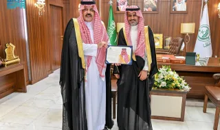 أمير حائل يستقبل مدير فرع وزارة الصحة بالمنطقة