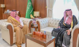 أمير حائل يستقبل رئيس الغرفة التجارية بالمنطقة