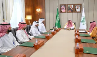 أمير حائل يستقبل مدير فرع وزارة البيئة ‏والمياه ‏والزراعة بالمنطقة