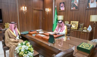 أمير حائل يستقبل الرئيس التنفيذي لهيئة تطوير المنطقة