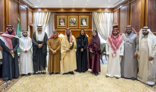 نائب أمير منطقة حائل يستقبل عددًا من المشاركين في "ملتقى التطوع والشباب"