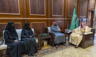 نائب أمير حائل يستقبل خريجي برنامج "صوت الشباب" من أبناء المنطقة