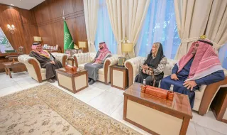 أمير منطقة حائل يستقبل رئيس بطولة الأمير عبدالعزيز بن سعد الدولية للبوميرنج