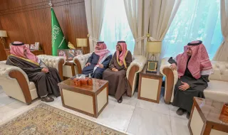 أمير حائل يستقبل الرئيس التنفيذي لهيئة تطوير المنطقة
