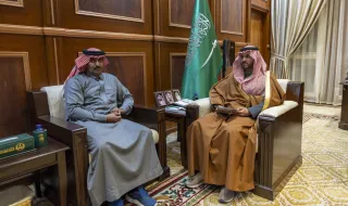 نائب أمير حائل يستقبل رئيس جمعية فزعة الشمال للبحث والإنقاذ بالمنطقة