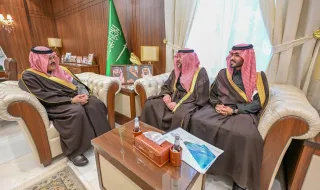 أمير منطقة حائل يستقبل مدير الإدارة العامة بالقطاع الأوسط للهيئة السعودية للمدن الصناعية ومناطق التقنية