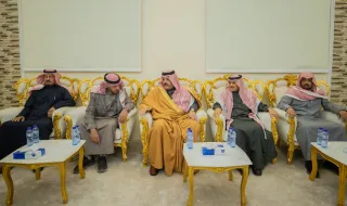 أمير منطقة حائل ونائبه يعزّيان أسرة العردان في وفاة فقيدهم متعب