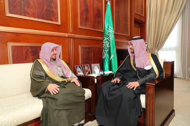 سمو نائب أمير حائل يستقبل مدير فرع وزارة الشؤون الإسلامية بالمنطقة