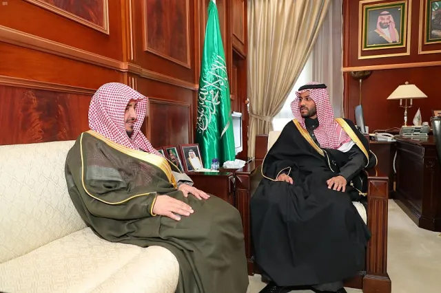 سمو نائب أمير حائل يستقبل مدير فرع وزارة الشؤون الإسلامية بالمنطقة